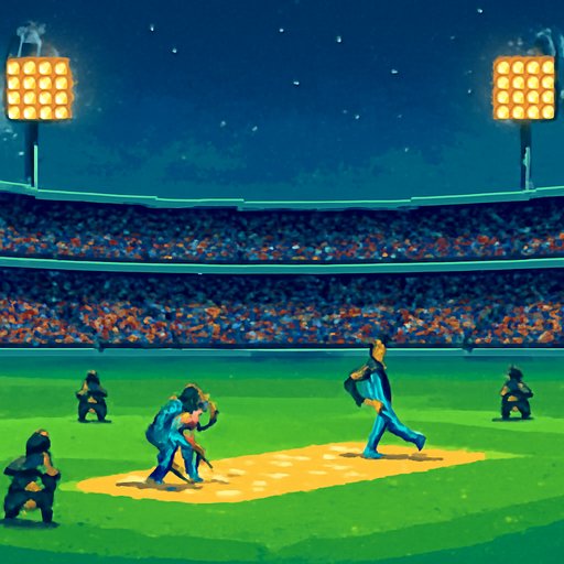 hi77 Cricket gallery night lights